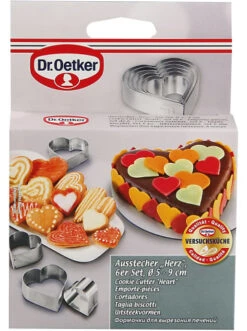 Großhandel 💯 Backformen & -zubehör Dr. Oetker 6er-Set: Ausstecher "Herzen" In Silber Günstig Kaufen ✨ -Dr.oetker Verkaufsladen dr oetker 6er set ausstecher herzen in silber 2