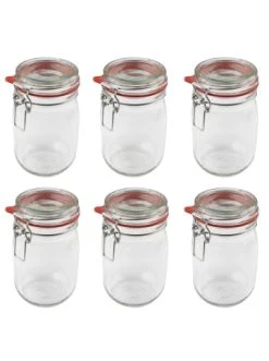 Beste Bewertungen von 😍 Vorratsbehälter Dr. Oetker 6er Set Einmachgläser Mit Bügelverschluss Günstig Kaufen 😉