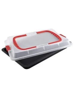 Coupon 😀 Backformen & -zubehör Dr. Oetker Backblech Mit Transporthaube BAKE & GO Günstig Kaufen ✨