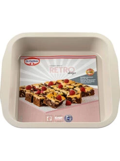 Beste Bewertungen von 👏 Backformen & -zubehör Dr. Oetker Brownieform "Retro" In Rosa/ Creme - (B)28 X (T)26 Cm Günstig Kaufen 👏 -Dr.oetker Verkaufsladen dr oetker brownieform retro in rosa creme b 28 x t 26 cm 2