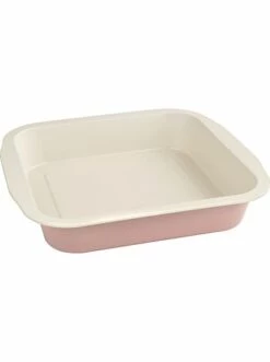 Beste Bewertungen von 👏 Backformen & -zubehör Dr. Oetker Brownieform "Retro" In Rosa/ Creme - (B)28 X (T)26 Cm Günstig Kaufen 👏