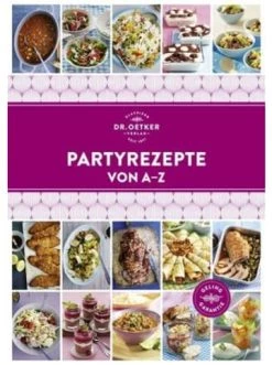 Top 10 🤩 Bücher Dr. Oetker Dr. Oetker Partyrezepte Von A-Z In Bunt Günstig Kaufen 👏