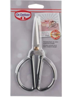 Brandneu ✨ Küchenhelfer Dr. Oetker Küchenschere "Retro" In Grau/ Chrom - (L)17 Cm Günstig Kaufen 🎉 -Dr.oetker Verkaufsladen dr oetker kuchenschere retro in grau chrom l 17 cm 2