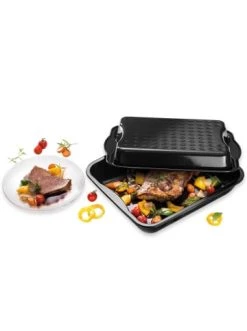 Bester Verkauf 🛒 Kochgeschirr Dr. Oetker Maxi-Bräter Mit Deckel Emaille Back-Idee Kreativ, 42x34 Cm Günstig Kaufen 😉 -Dr.oetker Verkaufsladen dr oetker maxi brater mit deckel emaille back idee kreativ 42x34 cm 2