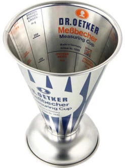 Bestes Angebot 🤩 Rührschüsseln & Messbecher Dr. Oetker Messbecher "Nostalgie" In Silber - 500 Ml Günstig Kaufen 💯