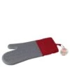 Rabatt 😉 Heimtextilien Dr. Oetker Ofenhandschuh "Flexxibel" In Rot/ Grau - (L)31 X (B)14 Cm Günstig Kaufen 💯