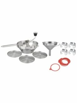 Coupon 🤩 Küchenhelfer Dr. Oetker Passiergerät Mit Trichter, Einmachgummis/-verschlüsse Und Siebeinsatz Günstig Kaufen 🛒