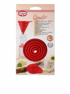 Blitzangebot 👏 Küchenhelfer Dr. Oetker Silikon-Einmachtrichter "Flexxible Love" In Rot - Ø 8 Cm Günstig Kaufen 😉 -Dr.oetker Verkaufsladen dr oetker silikon einmachtrichter flexxible love in rot o 8 cm 4