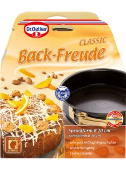 Bestes Angebot 👏 Backformen & -zubehör Dr. Oetker Springform "Back Freude Classic" In Schwarz - Ø 20 Cm Günstig Kaufen 👍 -Dr.oetker Verkaufsladen dr oetker springform back freude classic in schwarz o 20 cm 1